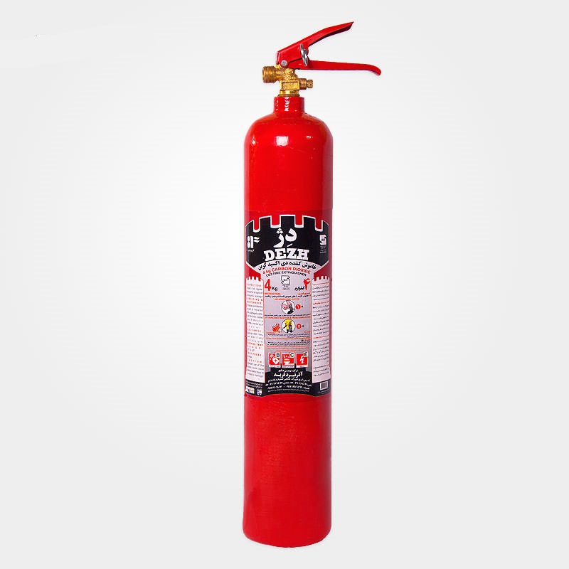  کپسول آتش نشانی CO2 دژ 4 کیلویی