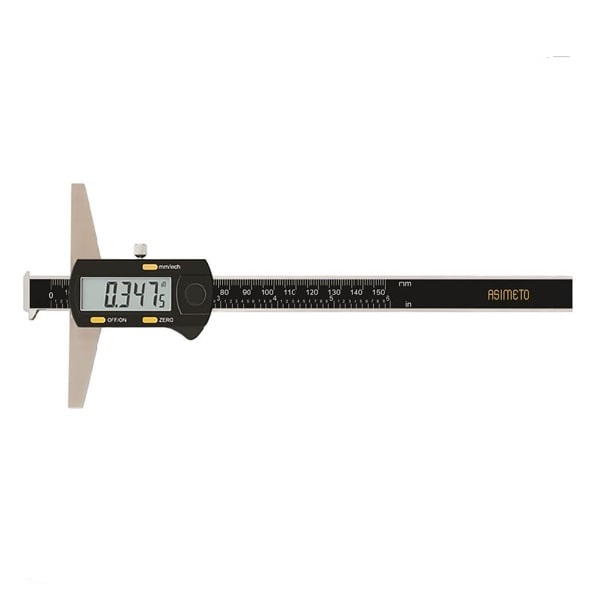  کولیس عمق سنج دیجیتال آسیمتو دو لبه 150 میلی متر مدل 0-26-323 