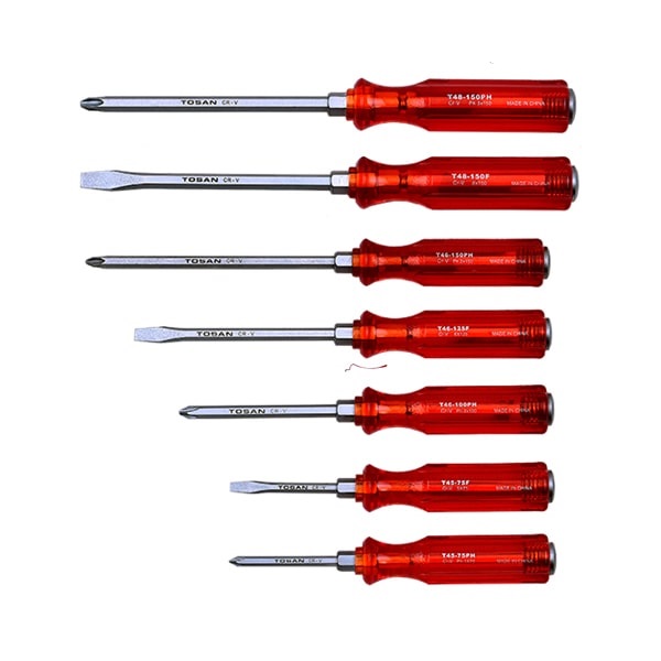  ست پیچ گوشتی ضربه خور توسن 7 عددی مدل T4865-SB7 