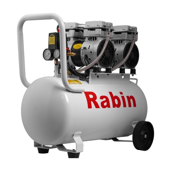  کمپرسور هوا سایلنت رابین 50 لیتری دو سیلندر مدل R2650 