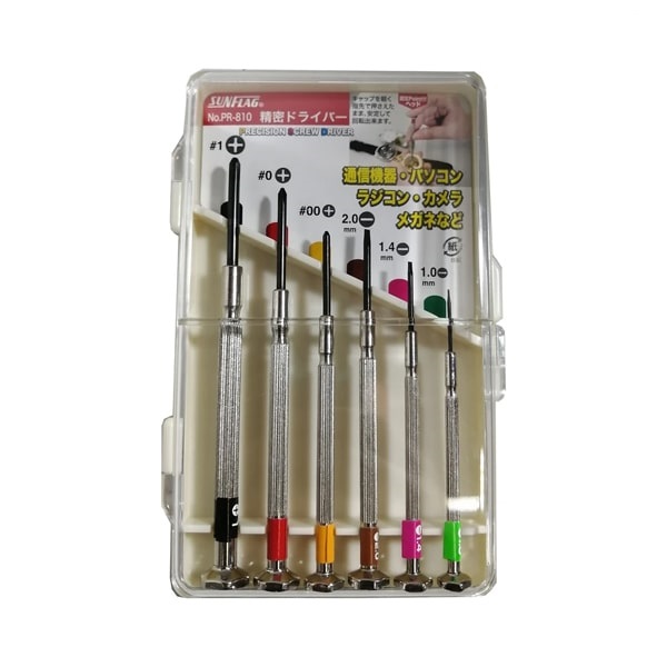  ست پیچ گوشتی ساعتی سان فلگ 6 عددی مدل PR-810 