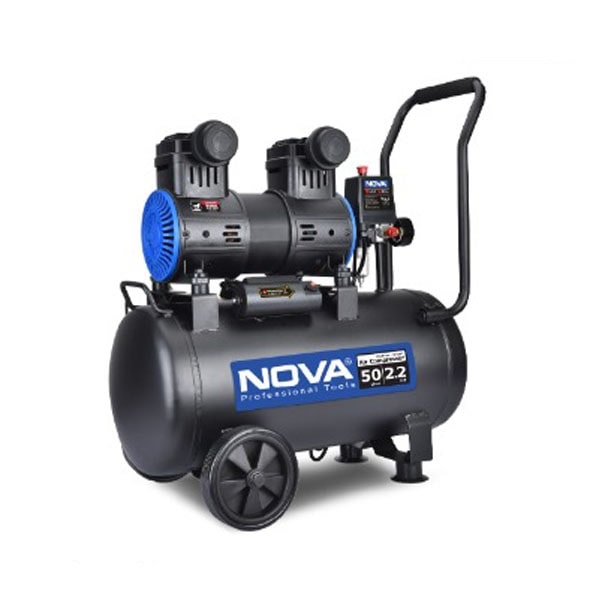  کمپرسور هوا سایلنت نووا 50 لیتری دو سیلندر مدل NTA-9150 