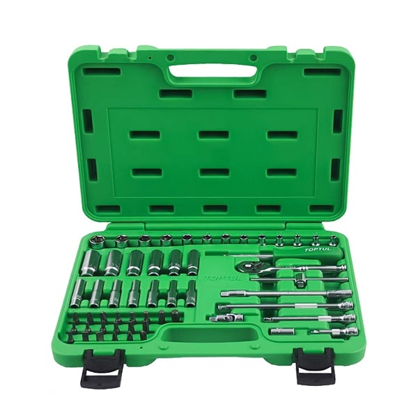  جعبه بکس تاپ تول 55 پارچه 1/4 اینچ مدل GCAI5501 