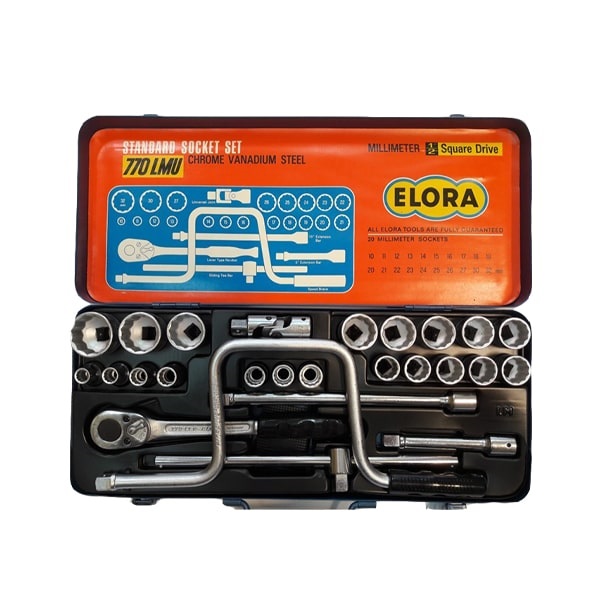  جعبه بکس الورا 26 پارچه 1/2 اینچ مدل 770LMU ELORA 