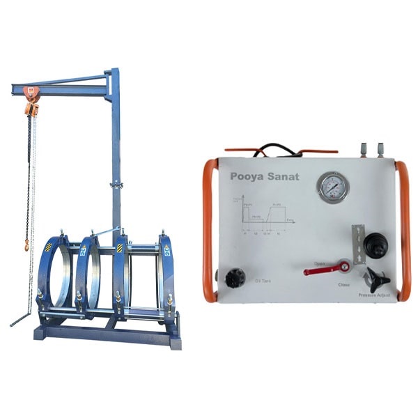  دستگاه جوش پلی اتیلن هیدرولیک پویا صنعت (صادراتی) مدل PSH-630 