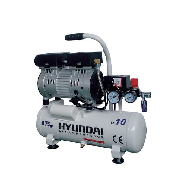  کمپرسور هوا سایلنت 10 لیتری هیوندای مدل 1075-AC 