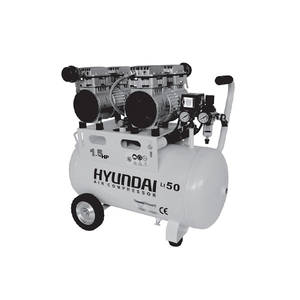  کمپرسور هوا سایلنت 50 لیتری هیوندای مدل 1550-AC 