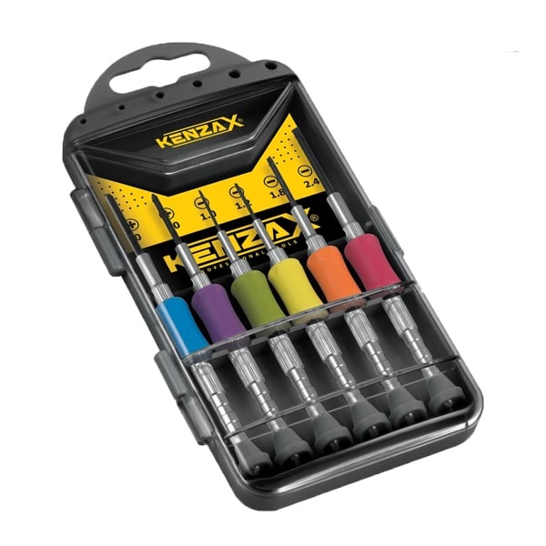  ست پیچ گوشتی ساعتی کنزاکس 6 عددی مدل KPS-106 