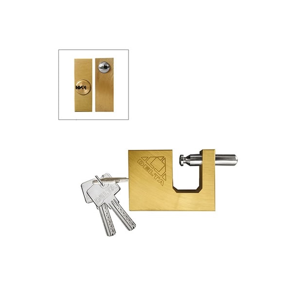  قفل کتابی دلتا برنجی کامپیوتری مدل A1090 