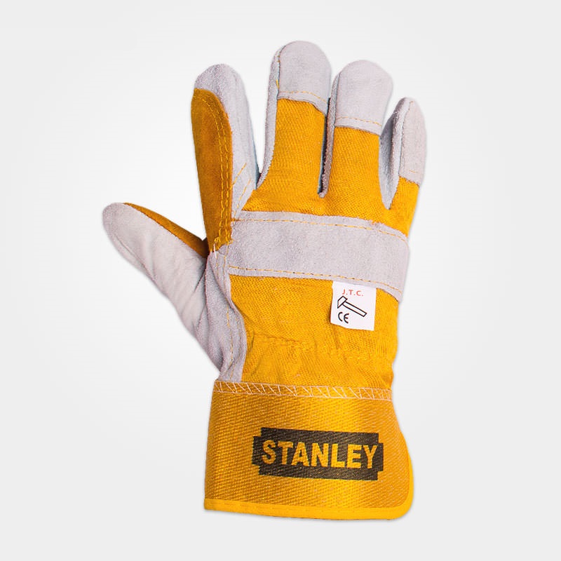  دستکش کف دوبل STANLEY رنگ زرد سفید