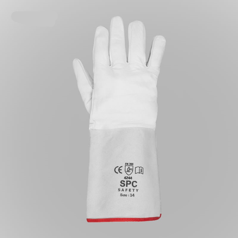  دستکش جوشکاری آرگون SPC 4244 رنگ سفید