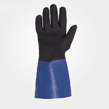  دستکش ضد حلال UVEX RUBIFLEX 5 رنگ آبی مشکی
