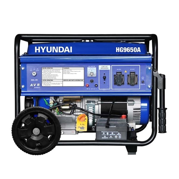 موتور برق هیوندای 6.5 کیلو وات مدل HG9650A موتور برق هیوندای 6.5 کیلو وات مدل HG9650A